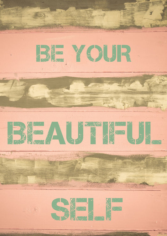 Be Your Beautiful Self - Self Care Journal - Digital Download